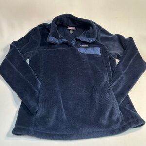Patagonia Women's 1/4 Snap Fleece Pullover - Deep Blue